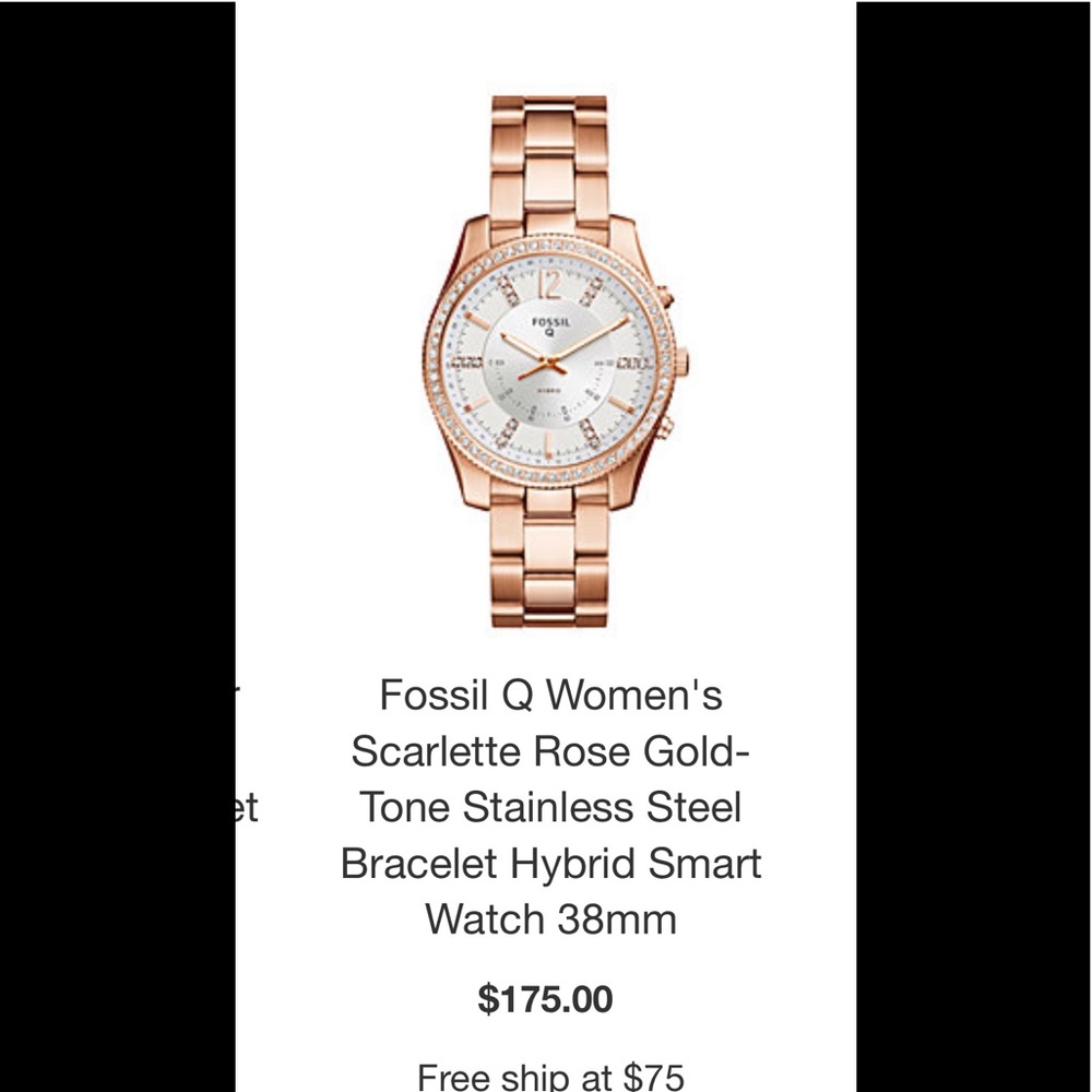 Brand New With Tags Rose Gold Color Watch